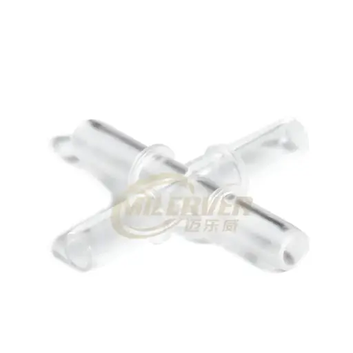 [RM108001] Medical Use Transparent Cross Shape Connector with 4 Ports